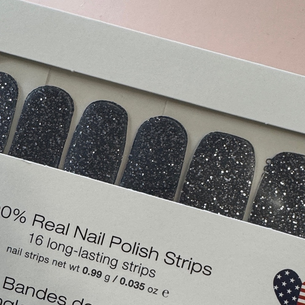 Color Street Glittery Blue Press-On Nails - Moon River - Picture 3 of 3